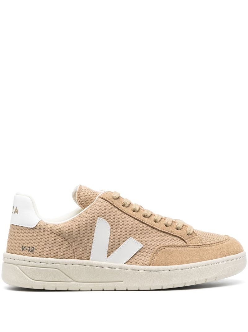 Brown V-12 Vegan Suede Low-top Sneakers