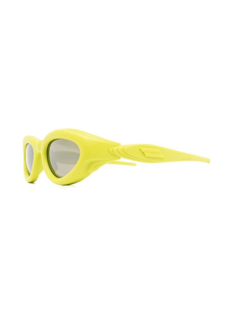 Green Oval Sunglasses