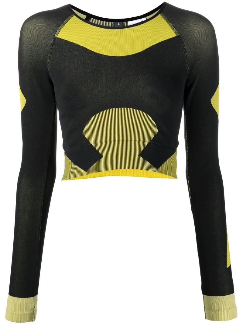 Black Truestrength Yoga Crop Top