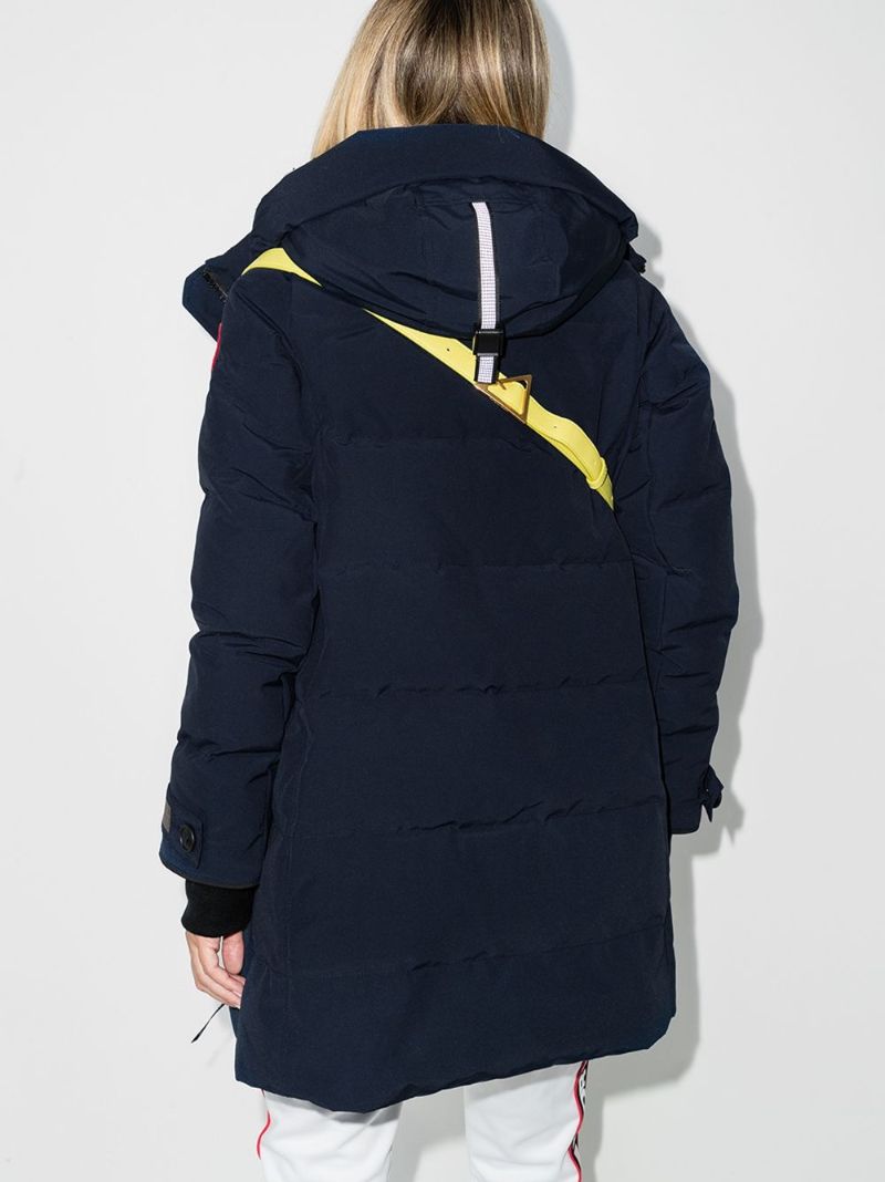 Blue Merritt Hooded Parka Coat
