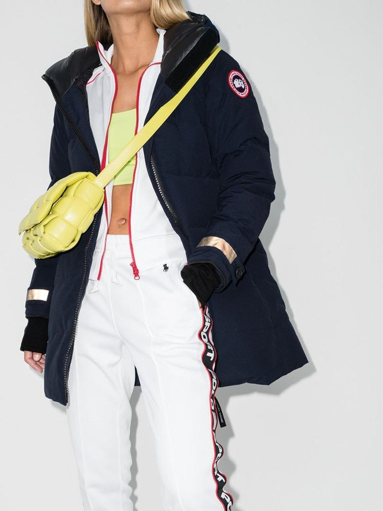 Blue Merritt Hooded Parka Coat