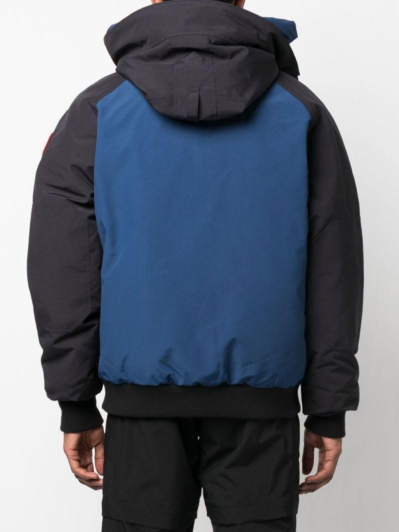 Blue Chilliwack High Neck Bomber Jacket