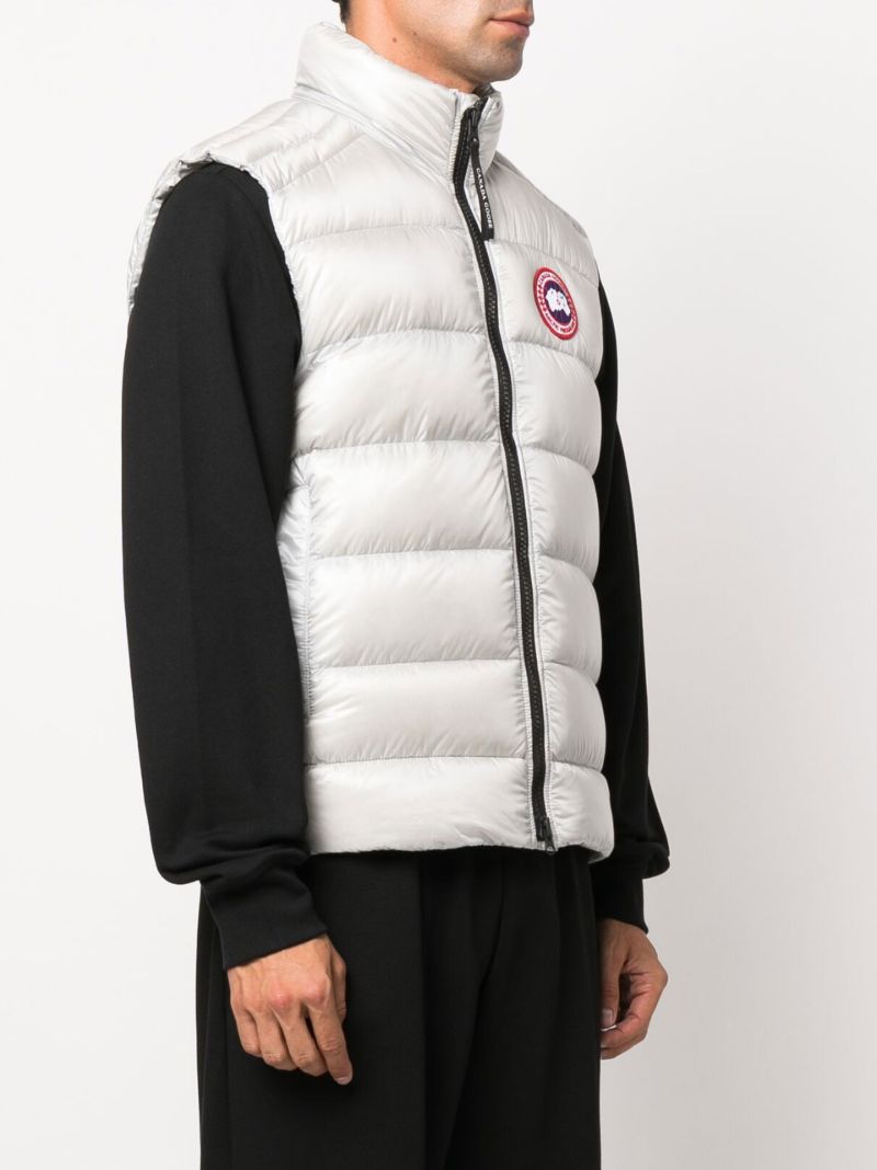 Silver Crofton Quilted Gilet