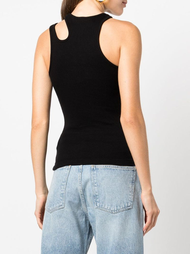 Black Athena Asymmetric Vest Top