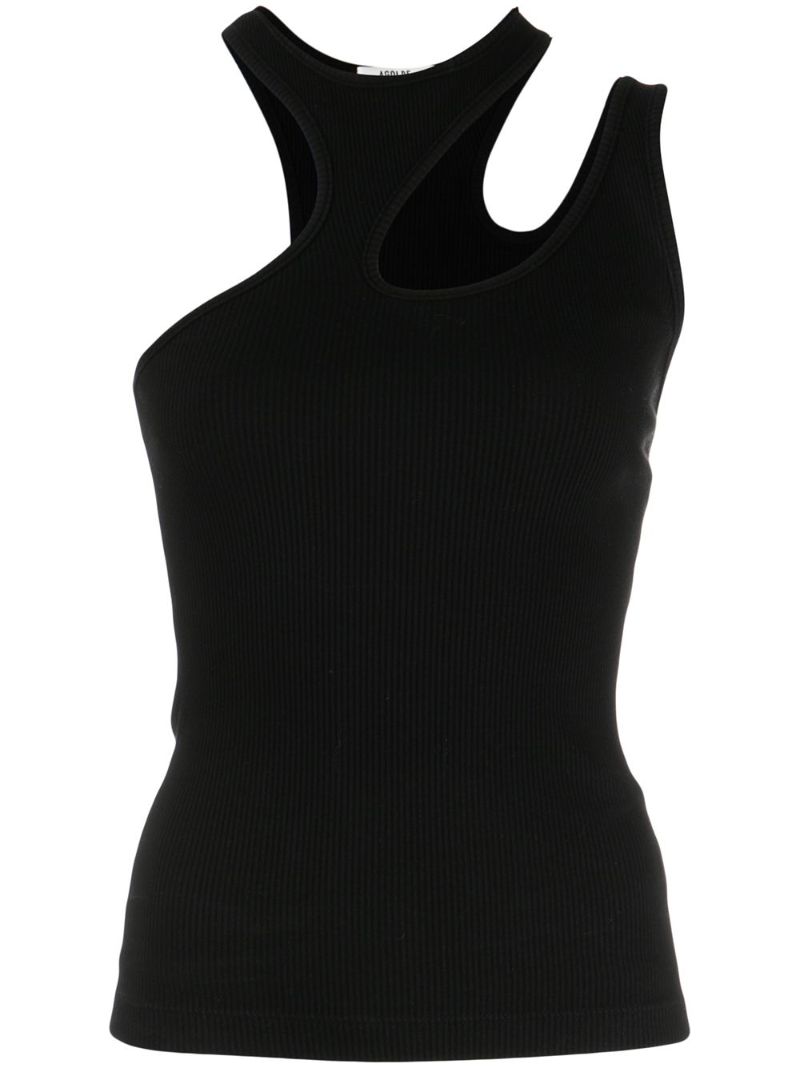 Black Athena Asymmetric Vest Top