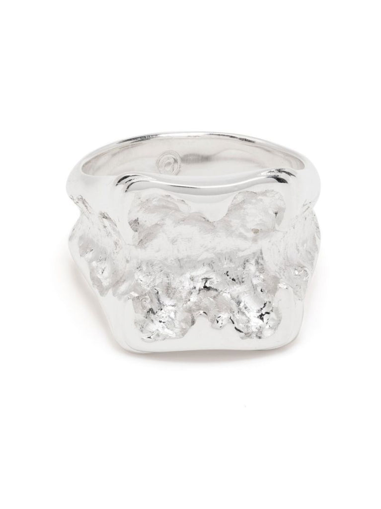 Sterling Silver Snap Square Ring