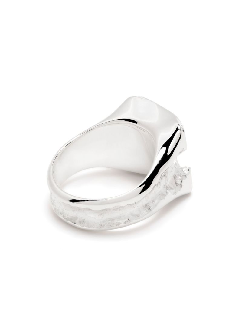 Sterling Silver Snap Square Ring