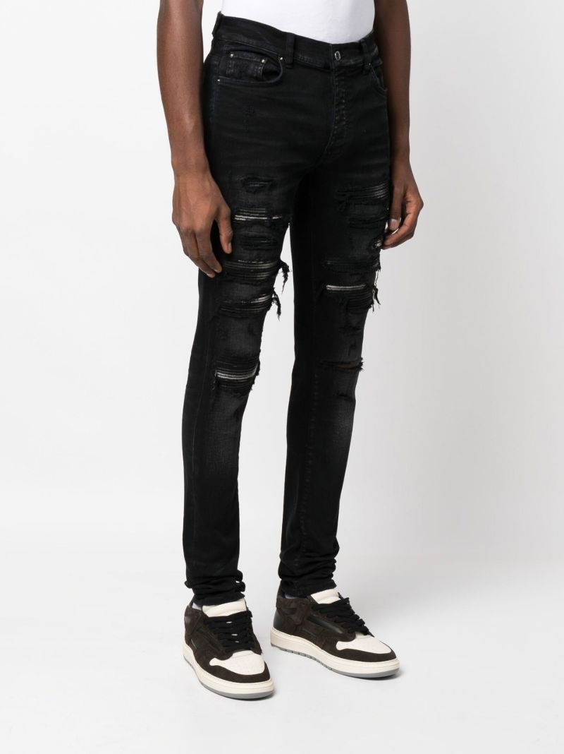 Black Mx1 Thrasher Skinny Jeans