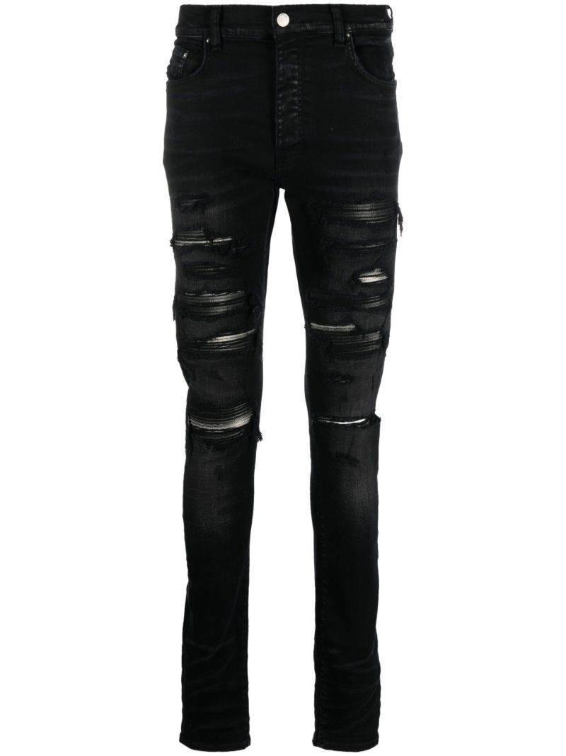 Black Mx1 Thrasher Skinny Jeans