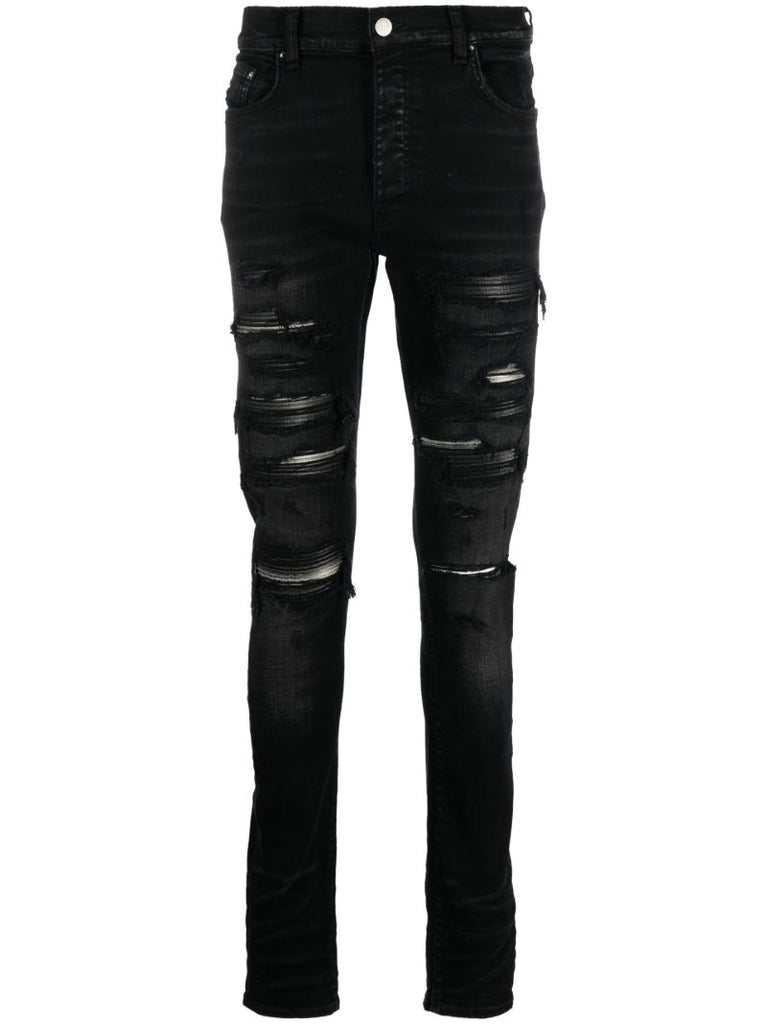 Black Mx1 Thrasher Skinny Jeans