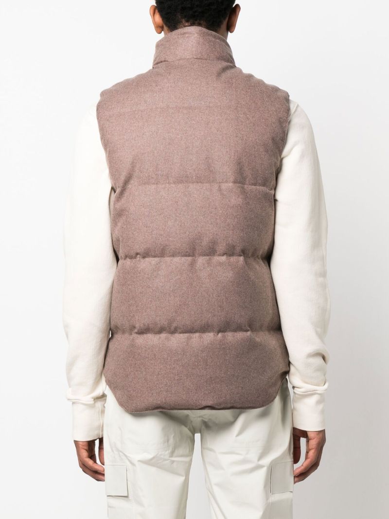 Brown Garson Padded Gilet