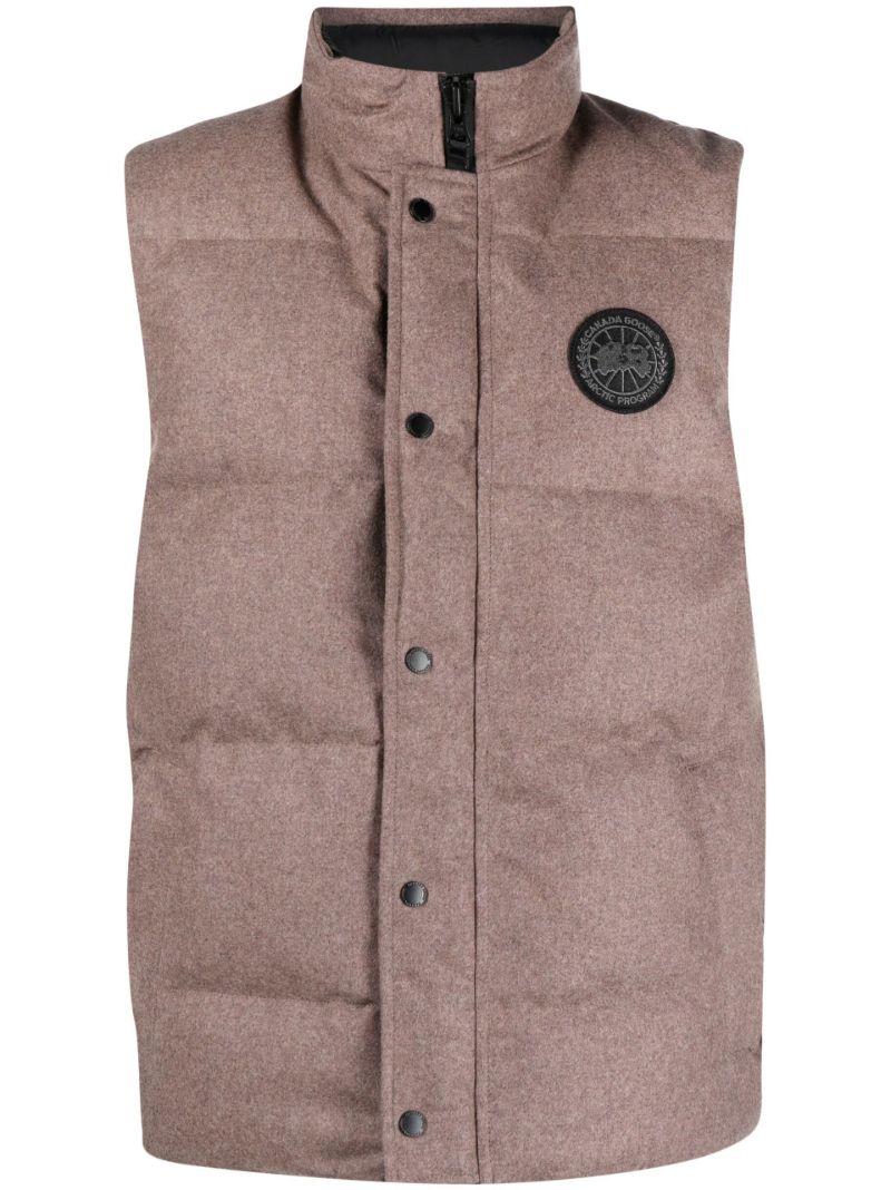 Brown Garson Padded Gilet