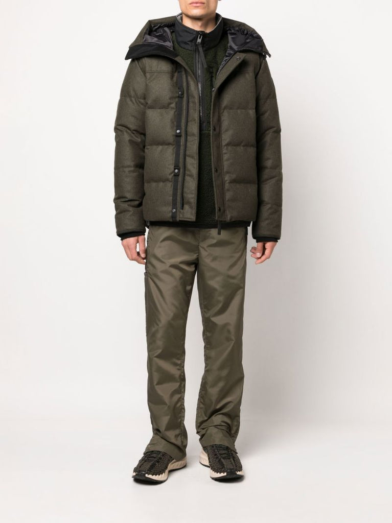 Green Macmillan Hooded Quilted Parka Coat