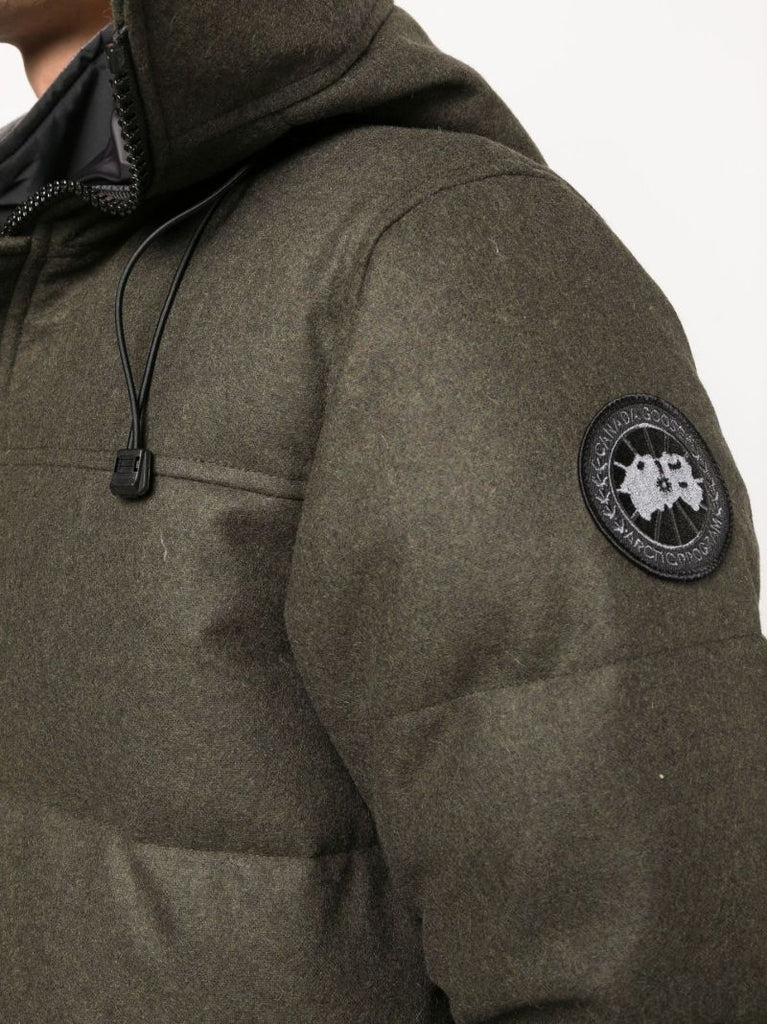 Green Macmillan Hooded Quilted Parka Coat
