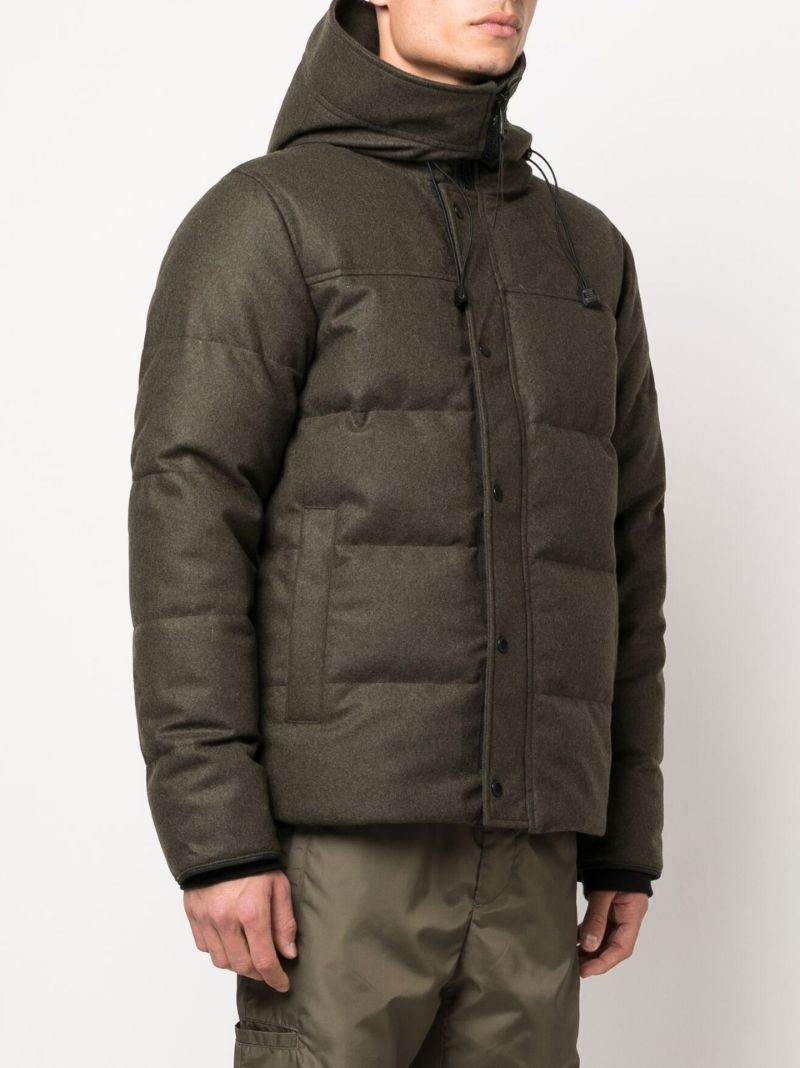 Green Macmillan Hooded Quilted Parka Coat