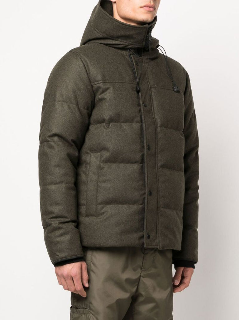 Green Macmillan Hooded Quilted Parka Coat
