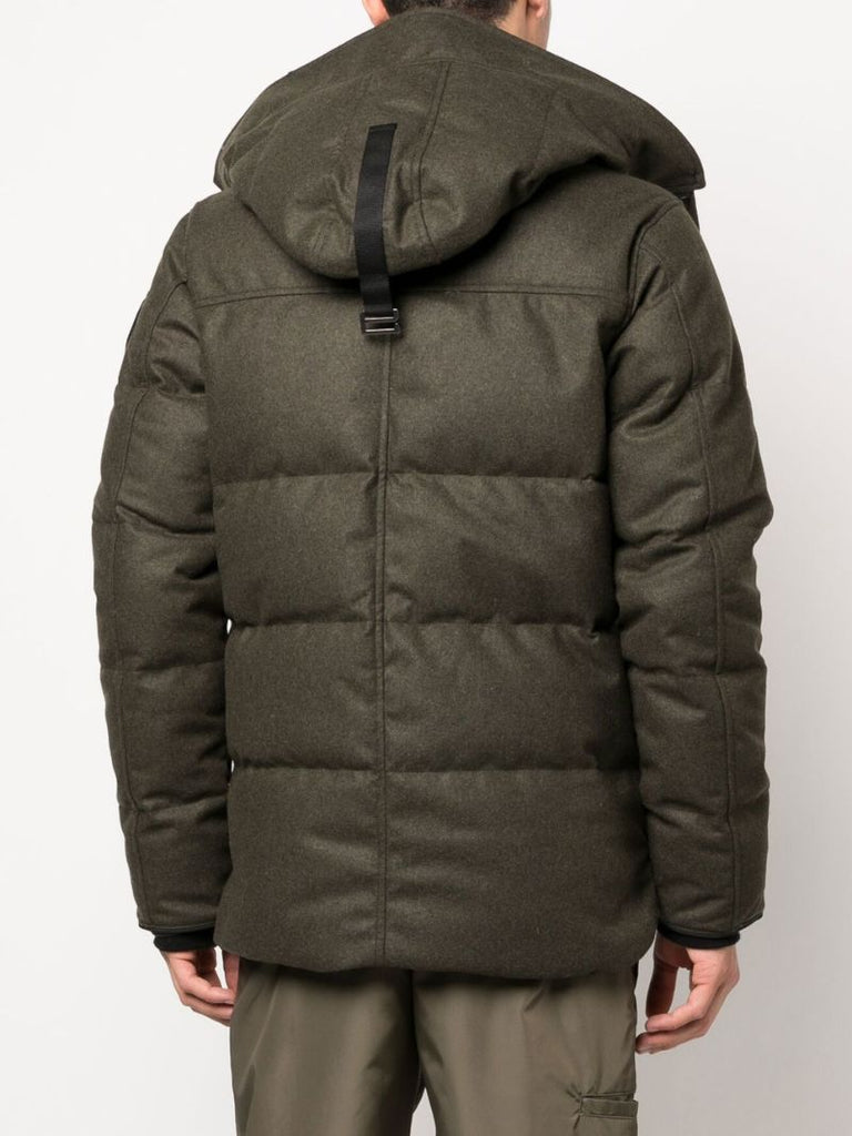 Green Macmillan Hooded Quilted Parka Coat