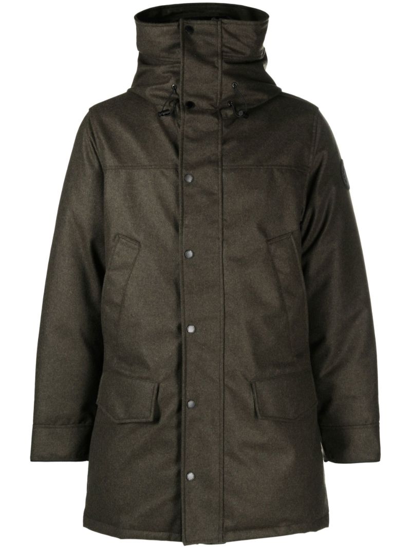 Green Langford Hooded Coat