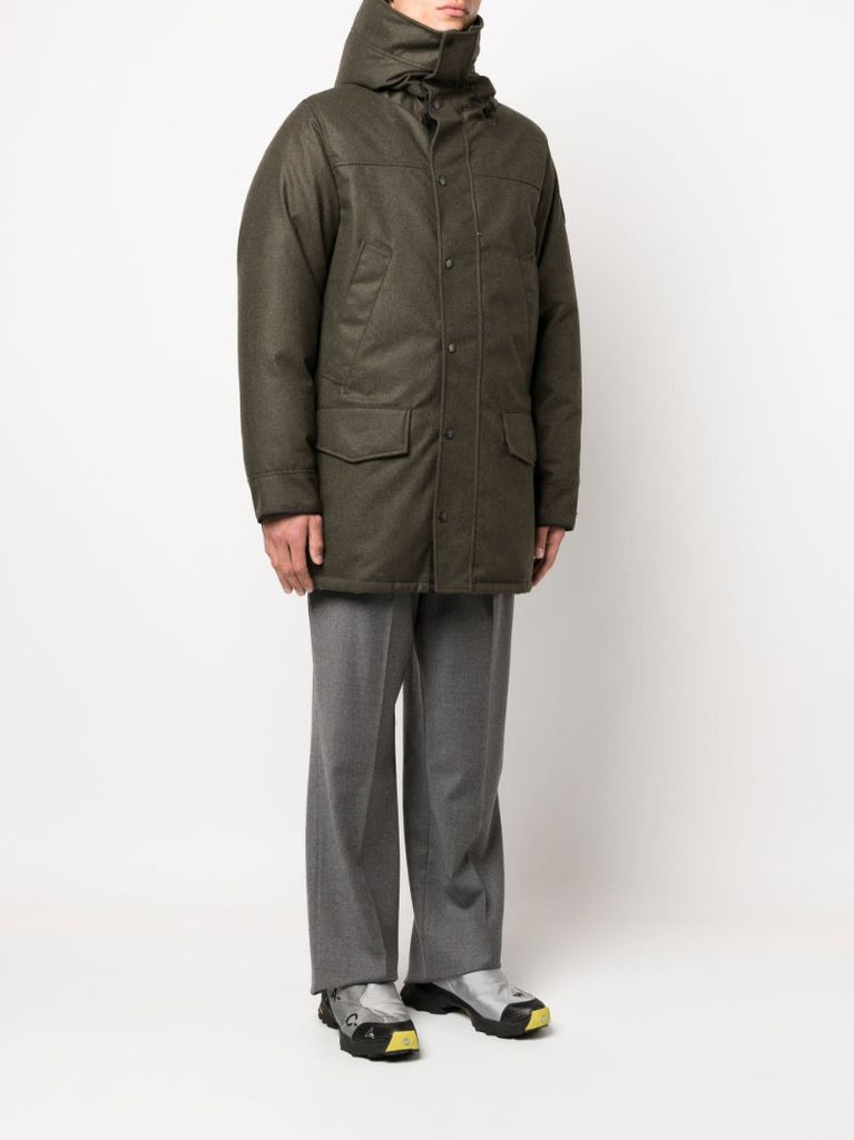 Green Langford Hooded Coat