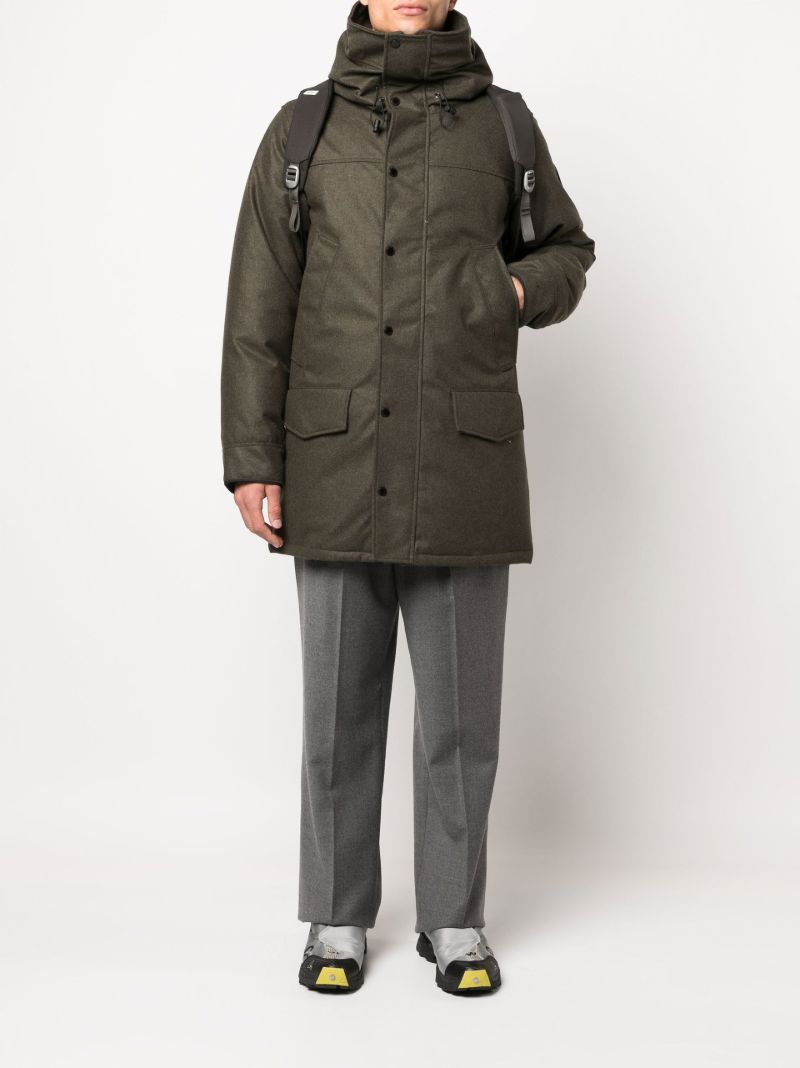 Green Langford Hooded Coat