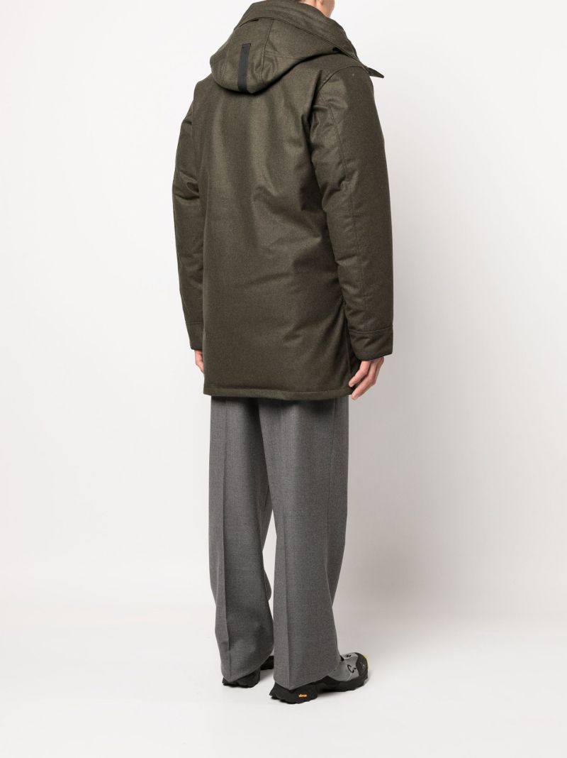 Green Langford Hooded Coat