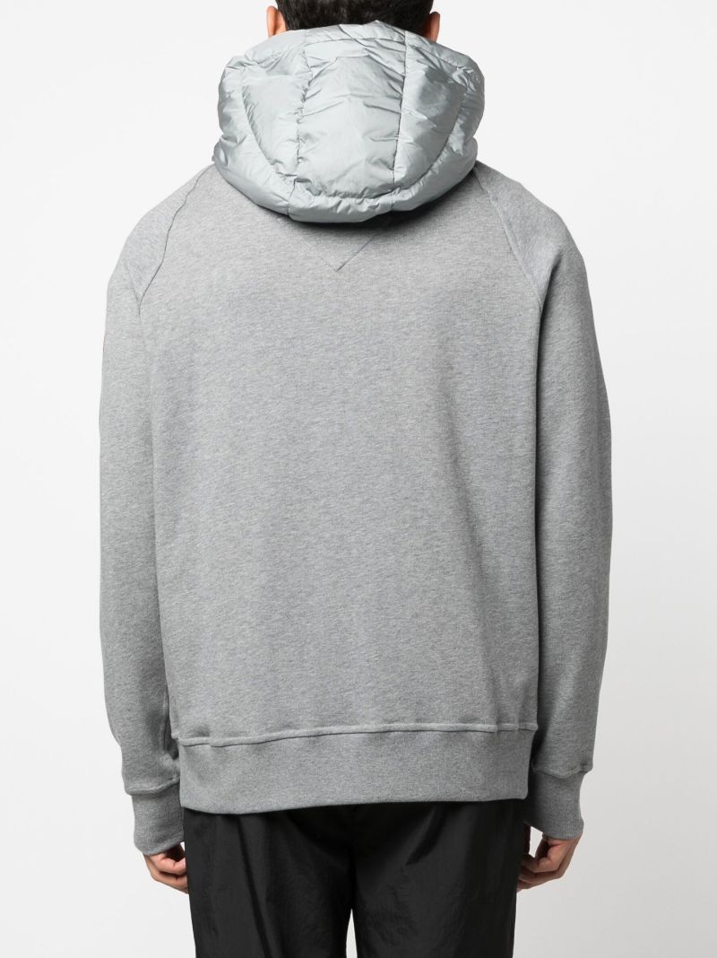 Grey Hybridge Huron Hooded Jacket