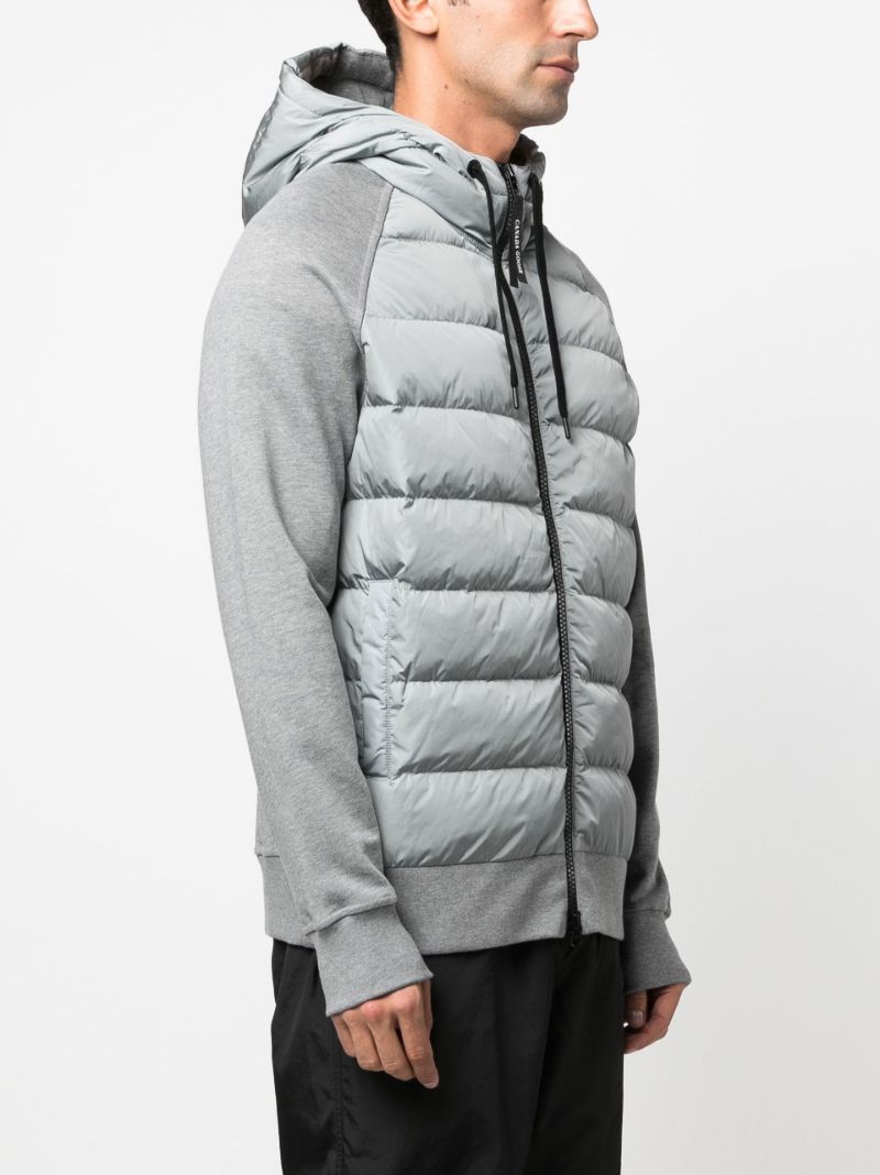Grey Hybridge Huron Hooded Jacket
