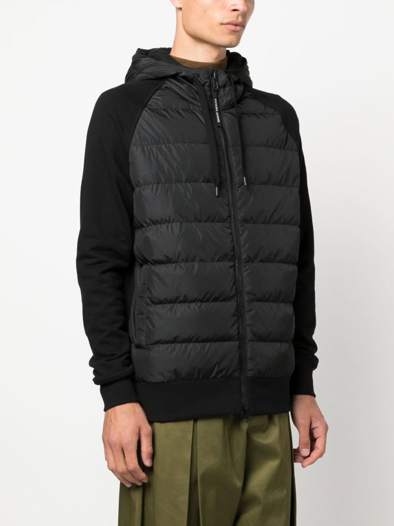 Black Hybridge Huron Hooded Jacket