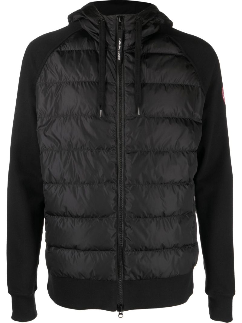 Black Hybridge Huron Hooded Jacket