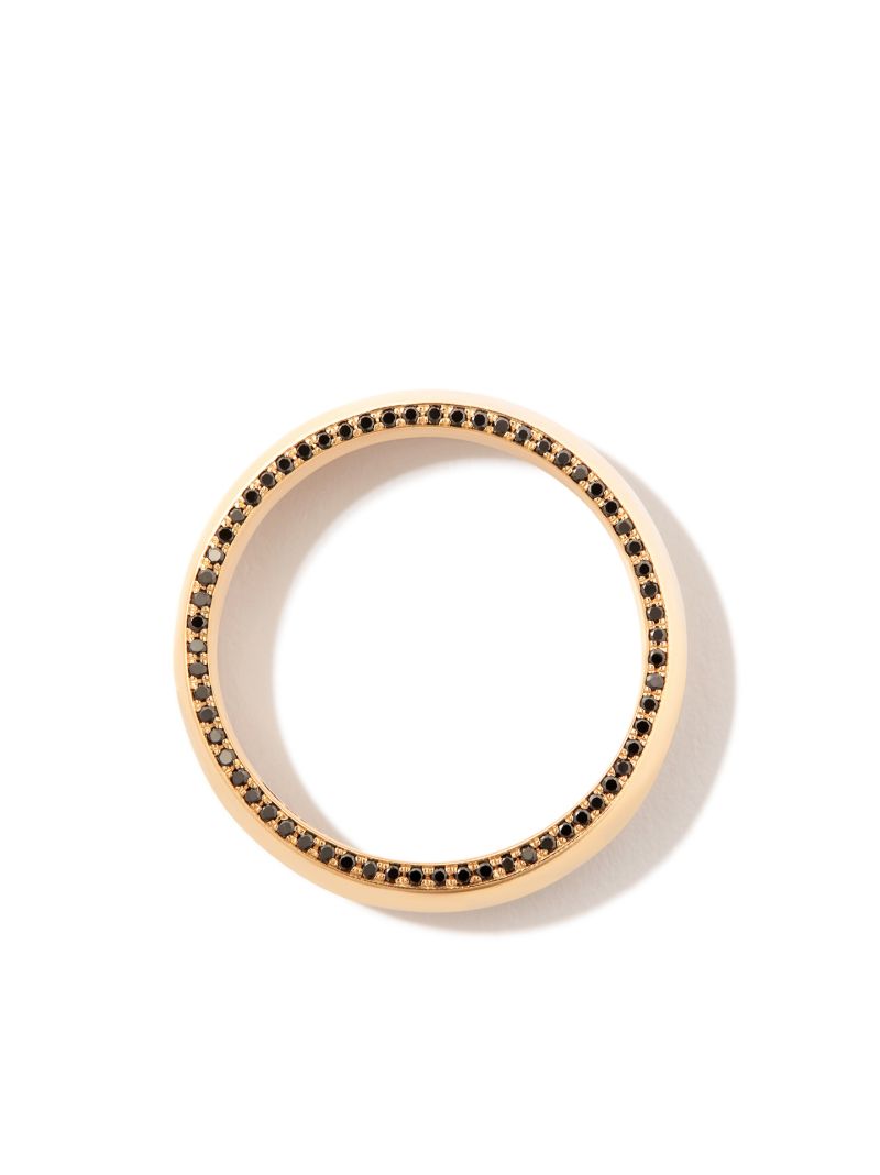18k Yellow Gold Othello Cigar Diamond Ring