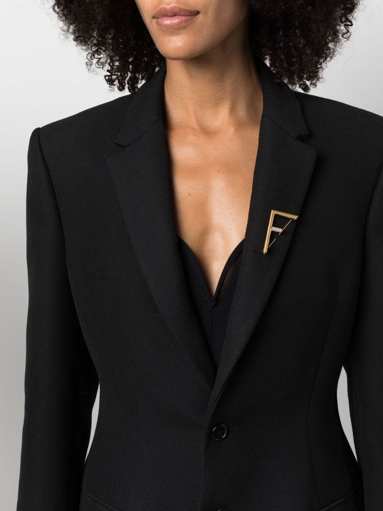 Gold-tone Fendi First Brooch