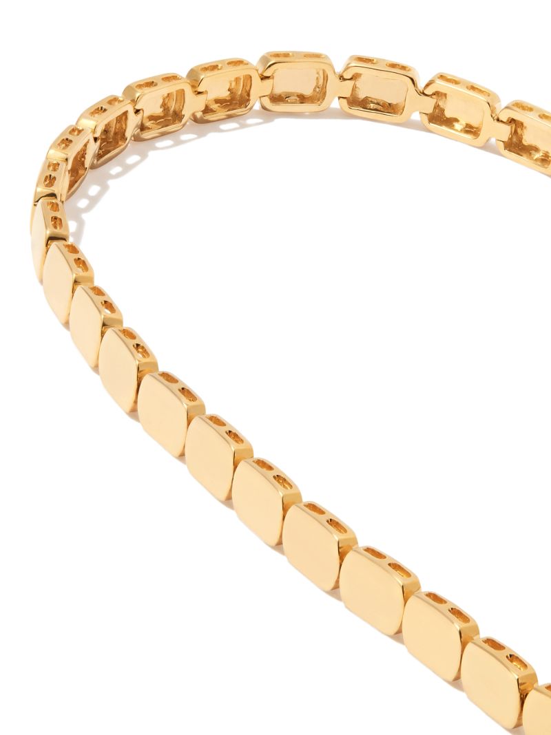 14k Yellow Gold Sadie Pearl Tag Bracelet