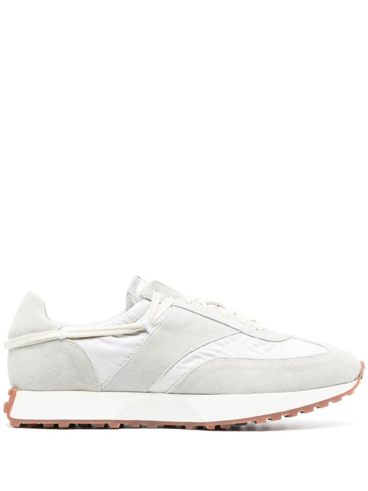 White Runner Suede Sneakers