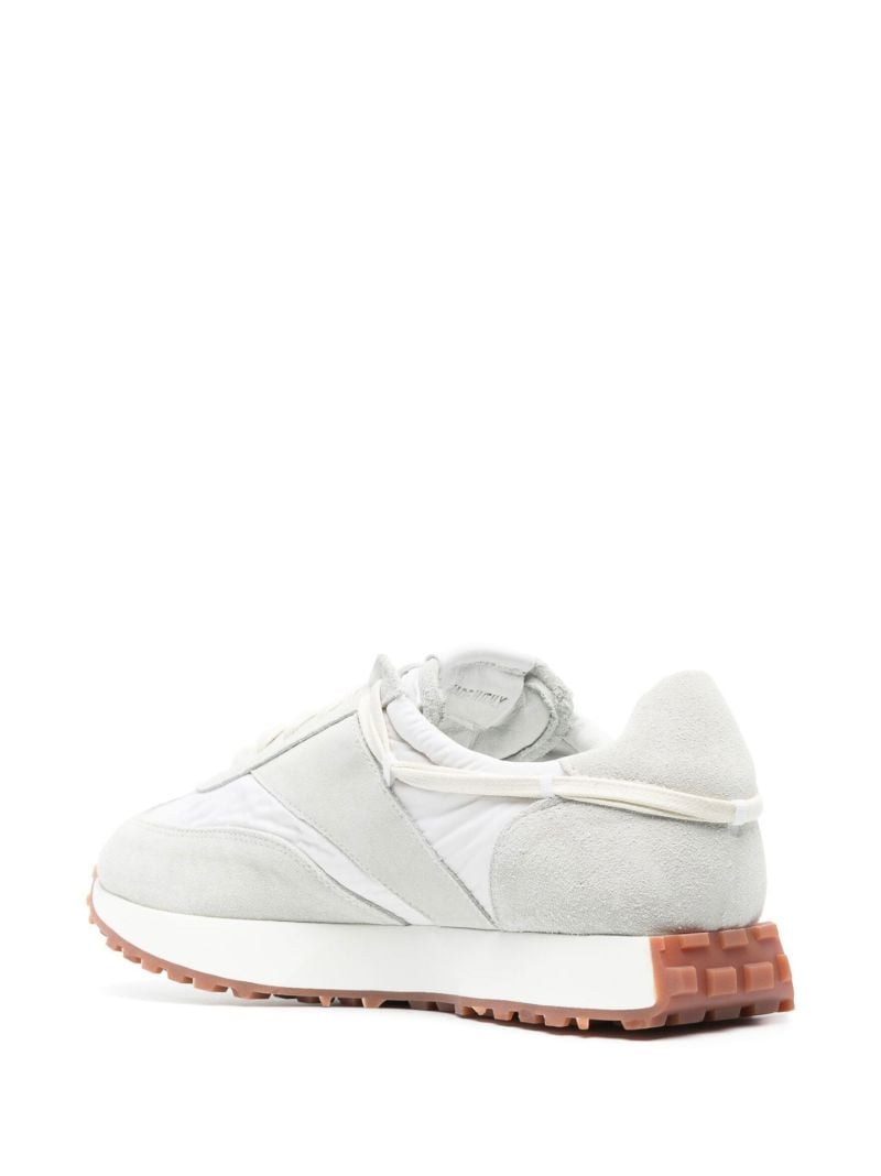 White Runner Suede Sneakers
