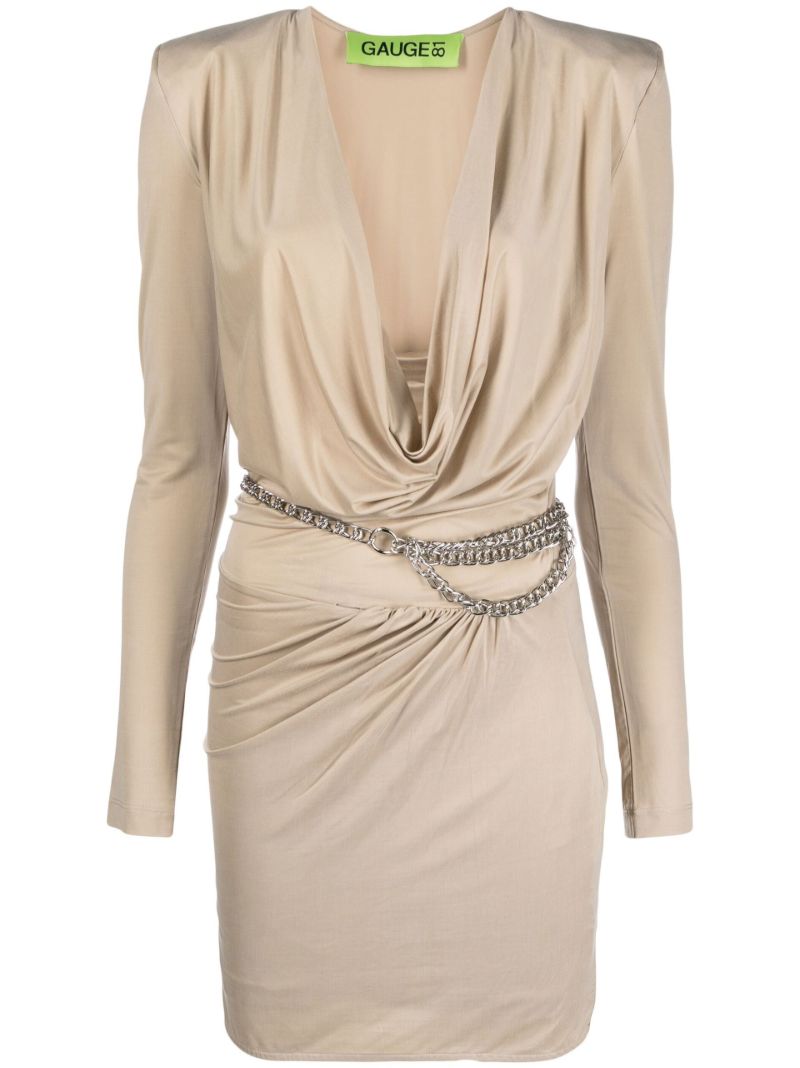 Neutral Orsa Mini Dress