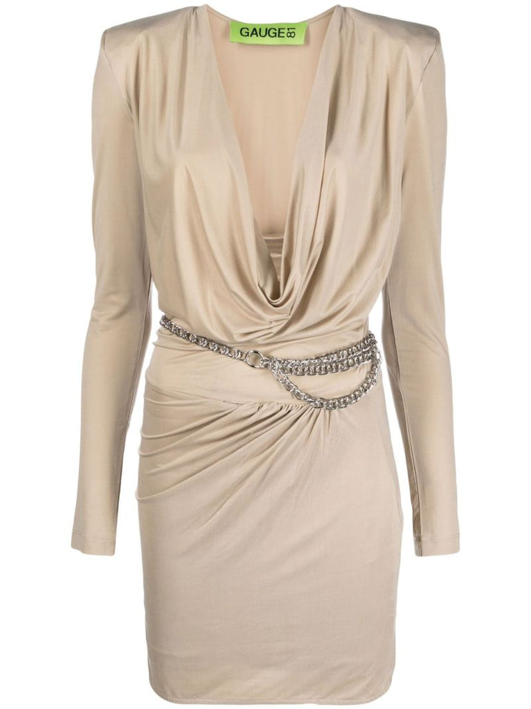 Neutral Orsa Mini Dress