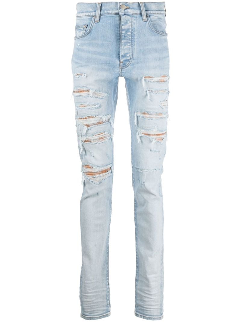 Blue Mx1 Thrasher Skinny Jeans