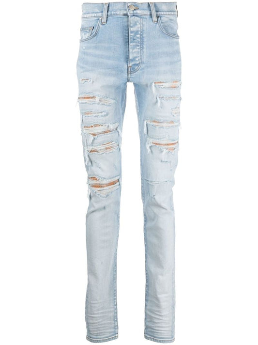 Blue Mx1 Thrasher Skinny Jeans
