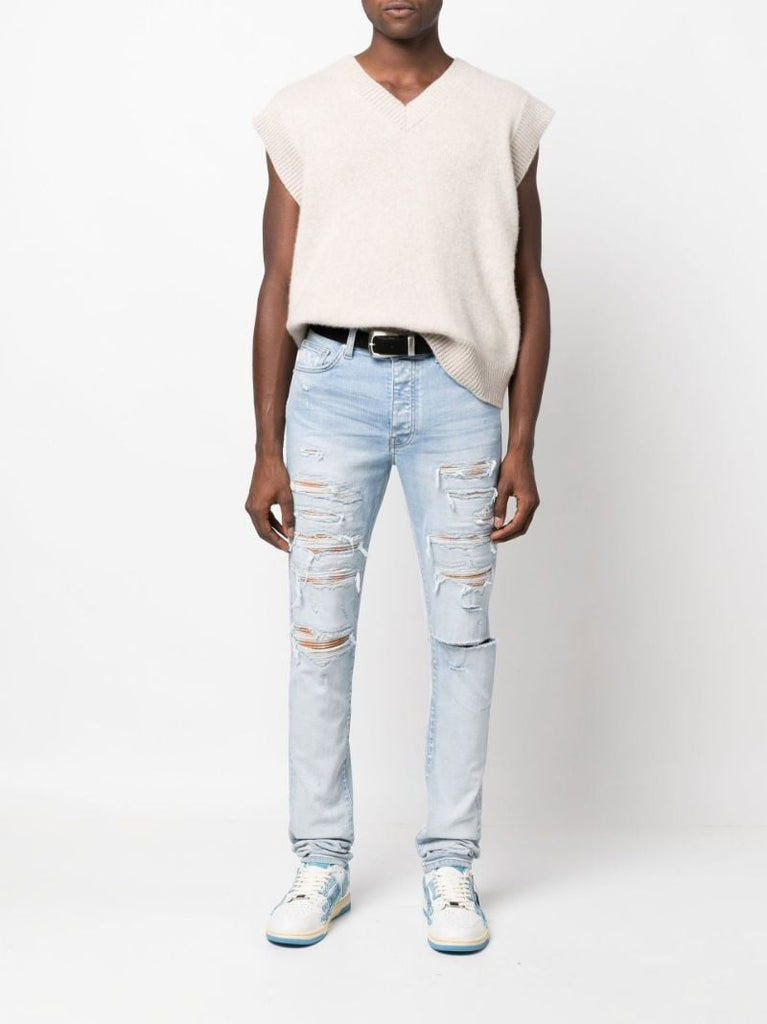 Blue Mx1 Thrasher Skinny Jeans
