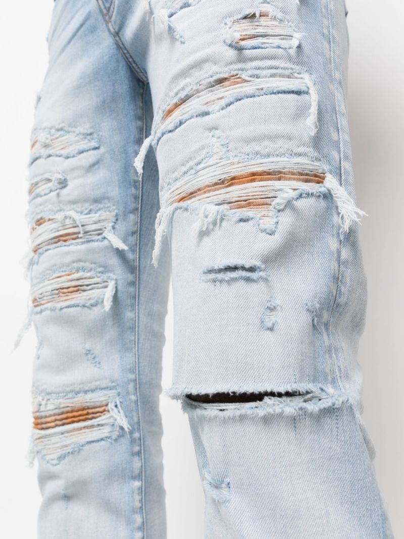 Blue Mx1 Thrasher Skinny Jeans
