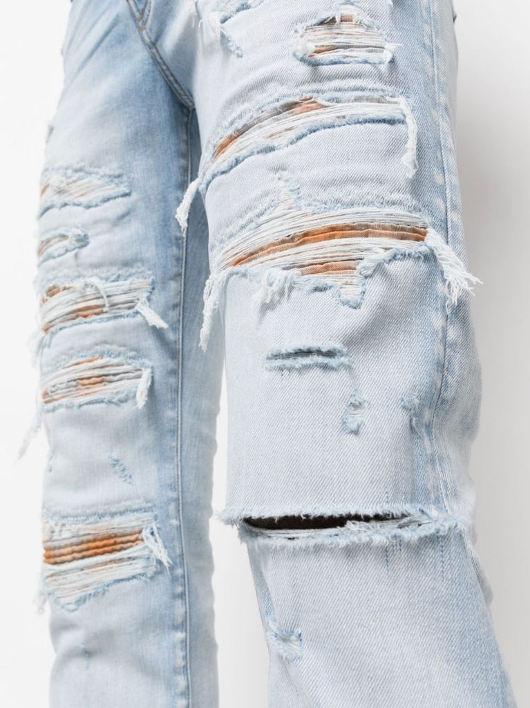 Blue Mx1 Thrasher Skinny Jeans