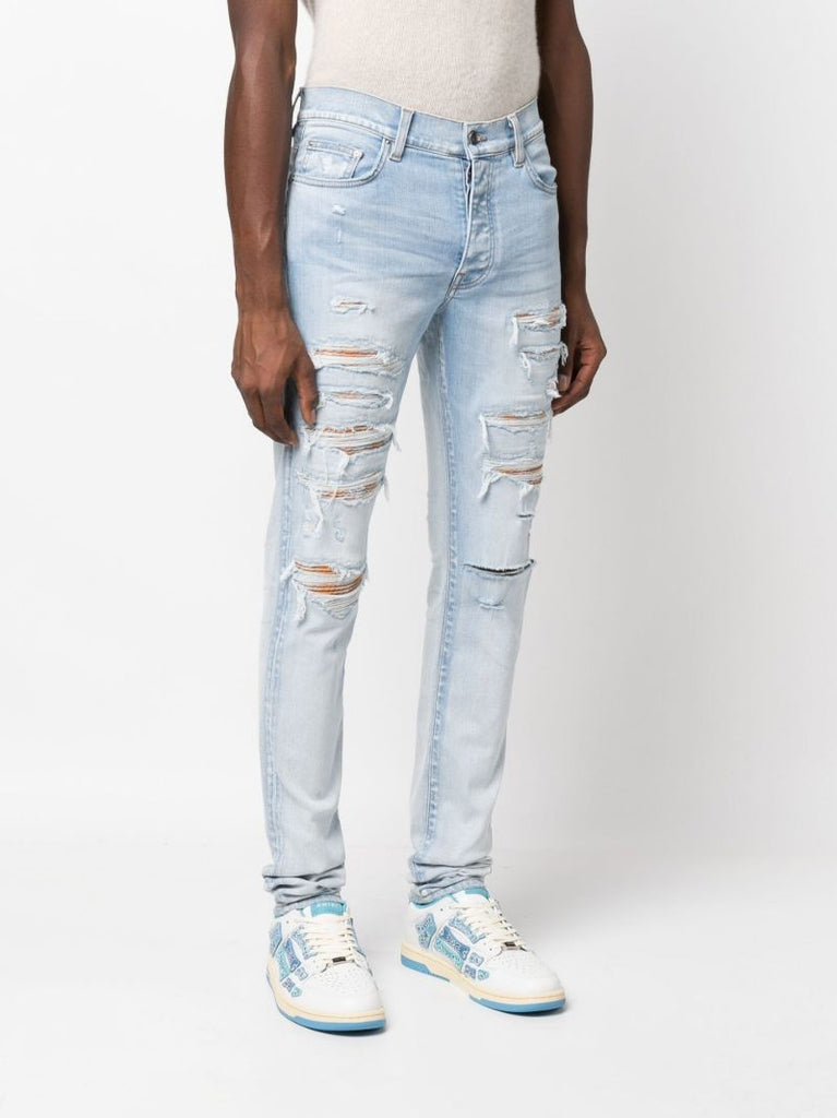 Blue Mx1 Thrasher Skinny Jeans