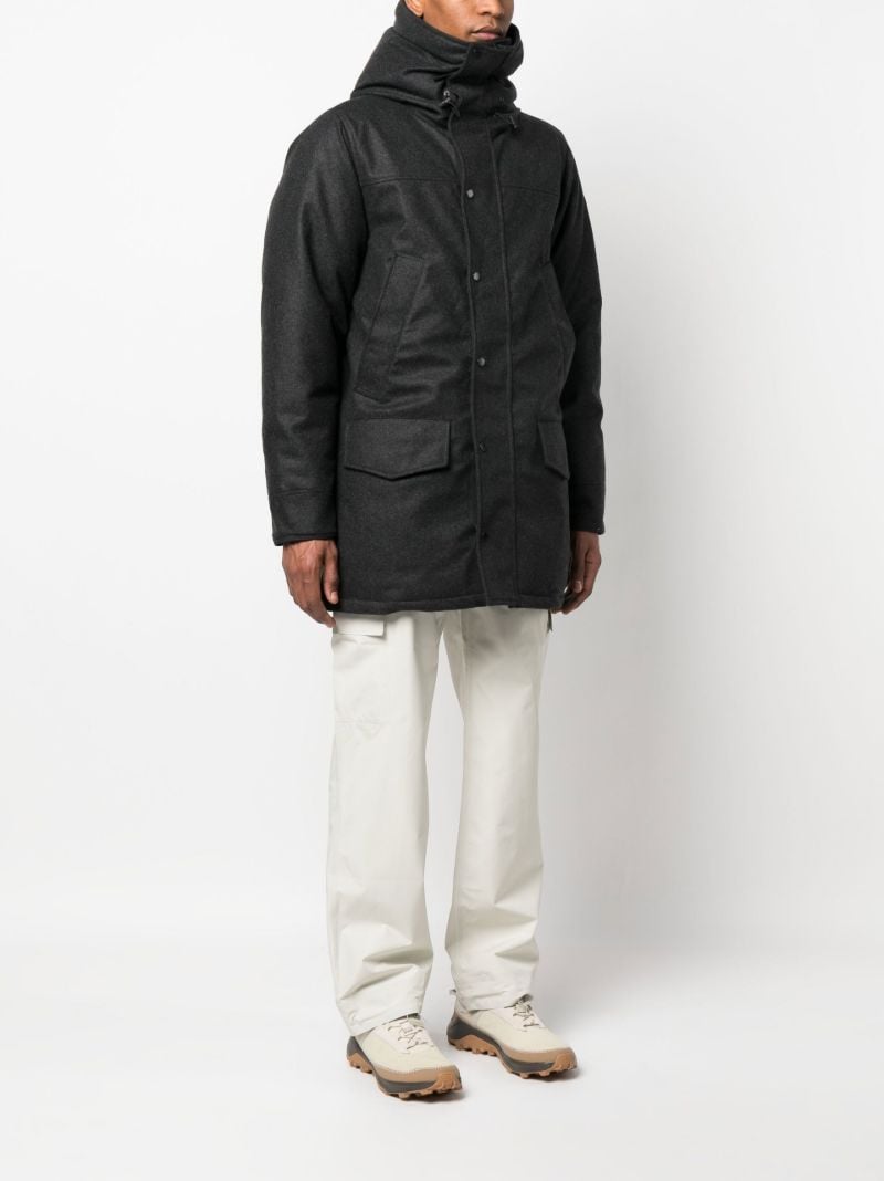 Grey Langford Hooded Coat