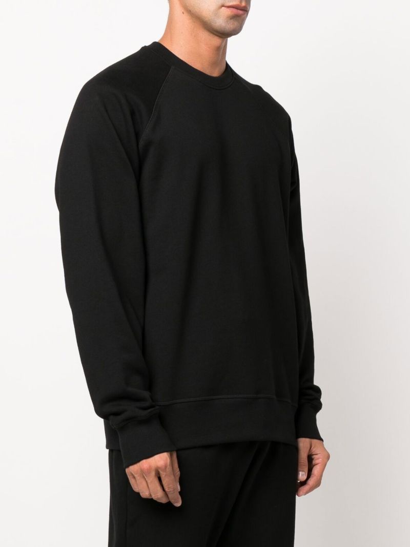 Black Huron Cotton Sweatshirt