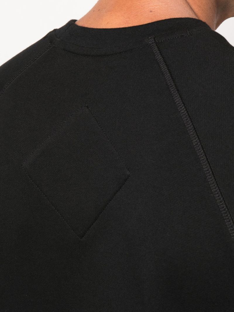 Black Huron Cotton Sweatshirt
