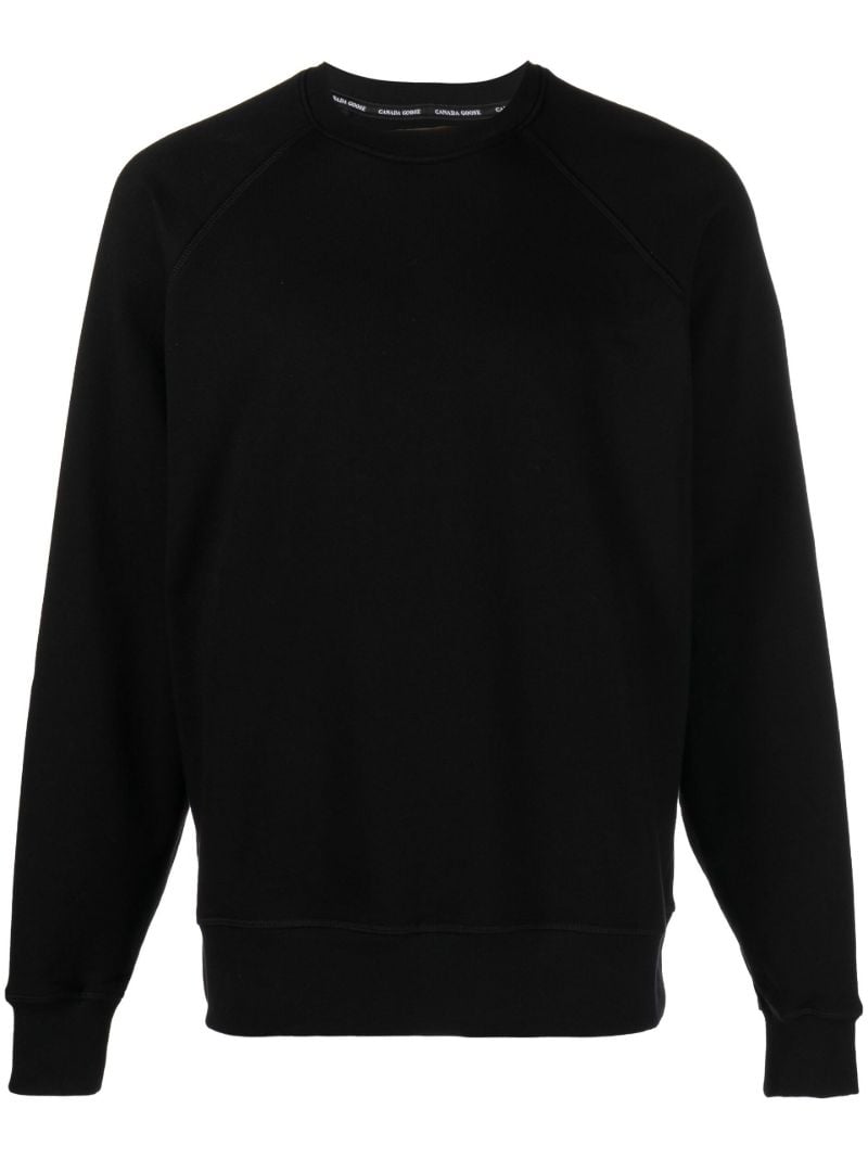 Black Huron Cotton Sweatshirt