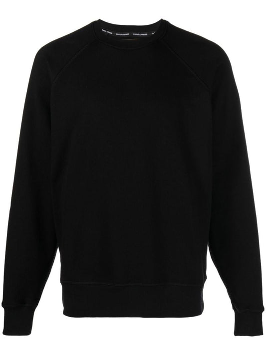 Black Huron Cotton Sweatshirt
