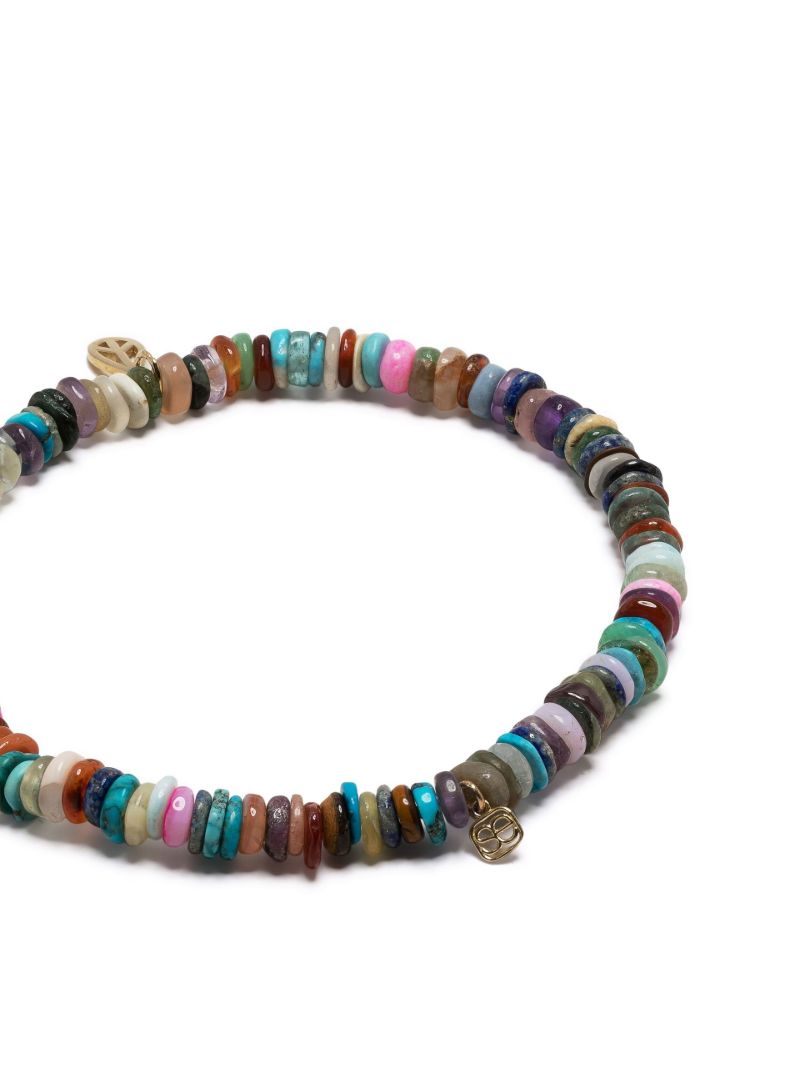 14k Yellow Gold Heishi Beaded Bracelet