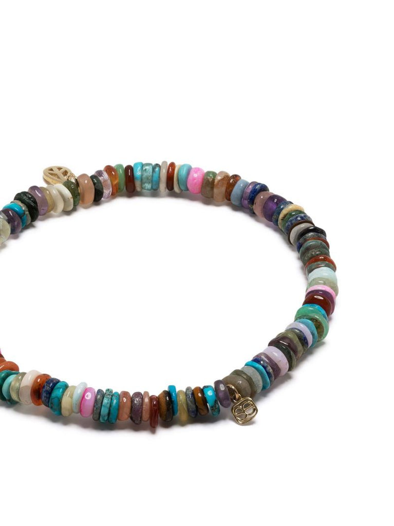 14k Yellow Gold Heishi Beaded Bracelet
