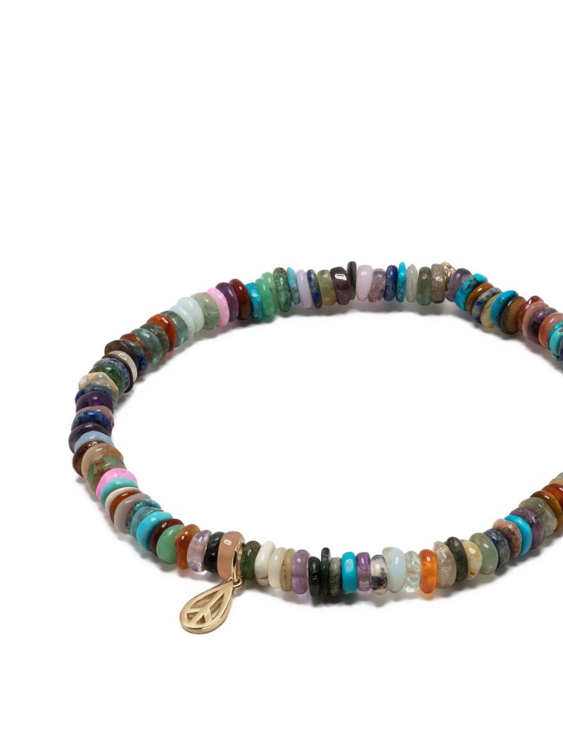 14k Yellow Gold Heishi Beaded Bracelet